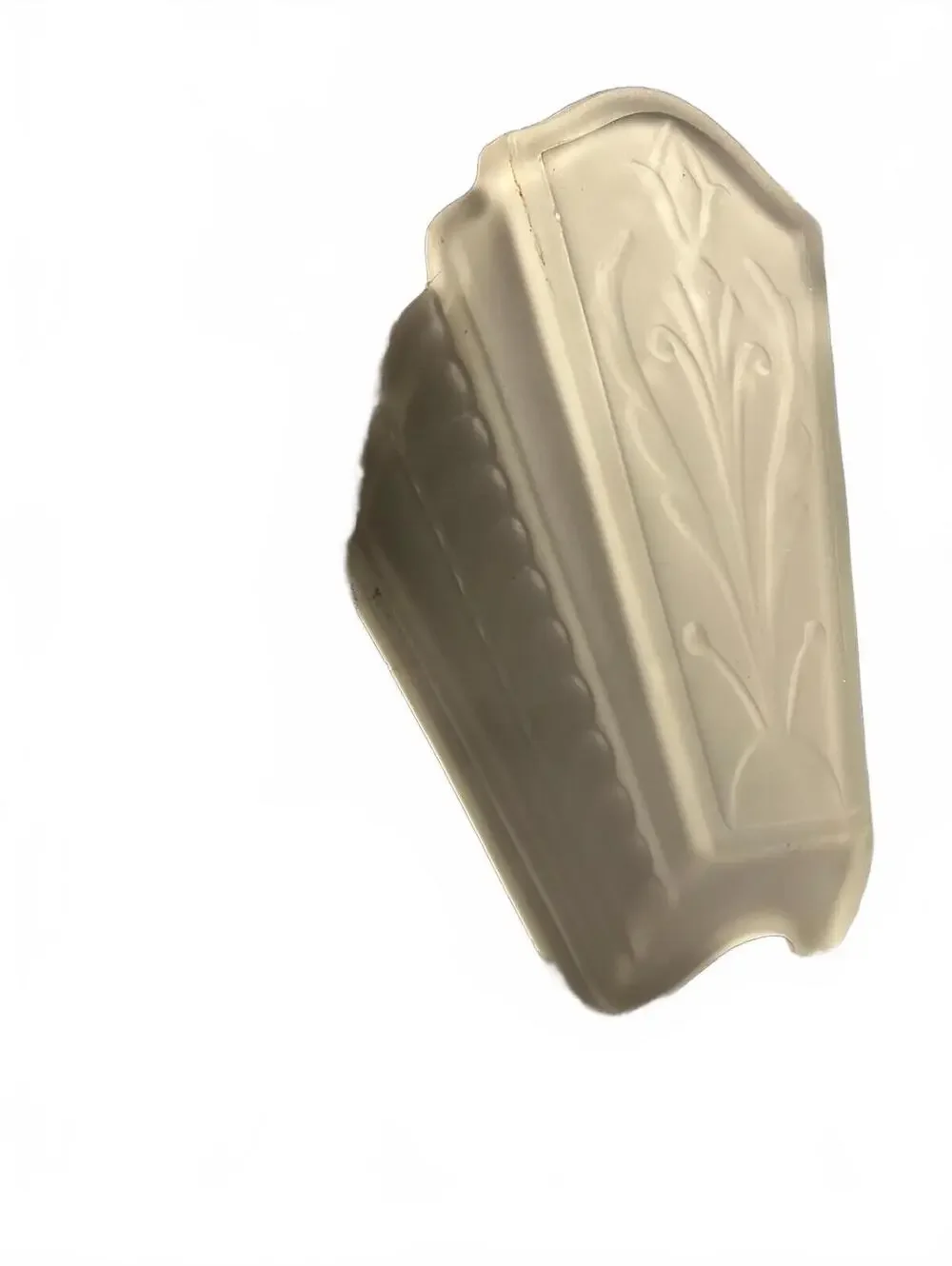 Art Deco Frosted Glass Light Shade: Floral Vine Sconce Chandelier Part
